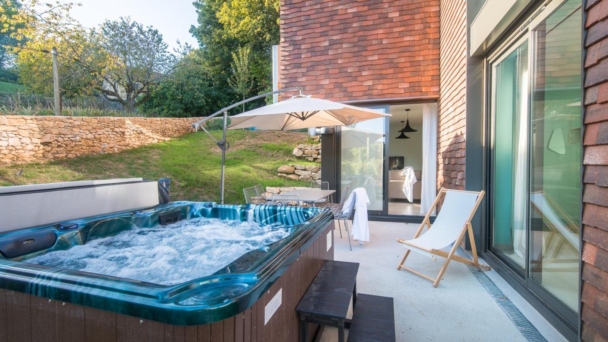 Apartmán Cote Jardin Avec Jacuzzi Privatif Et Parking Prive Sarlat-la-Canéda Exteriér fotografie